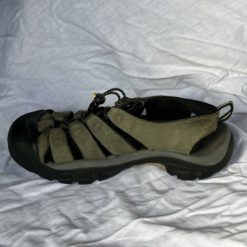 Keen Newport Sandals 7 37.5 Nubuck Leather Green Waterproof Hiking Fisherman - Picture 7 of 16
